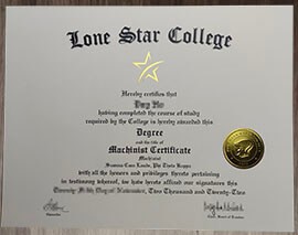 buy fake Lone Star College degree