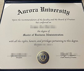 Which website is making fake Aurora University degree online