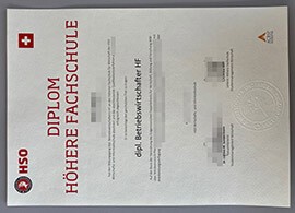 buy fake HSO Wirtschaftsschule Schweiz degree