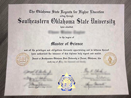 Southeastern Oklahoma State University Fake Diploma.