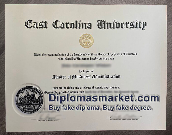 Buy East Carolina University diploma, buy ECU fake degree.