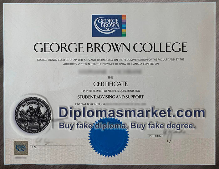 Where to order George Brown College diplomas? buy fake diploma online.