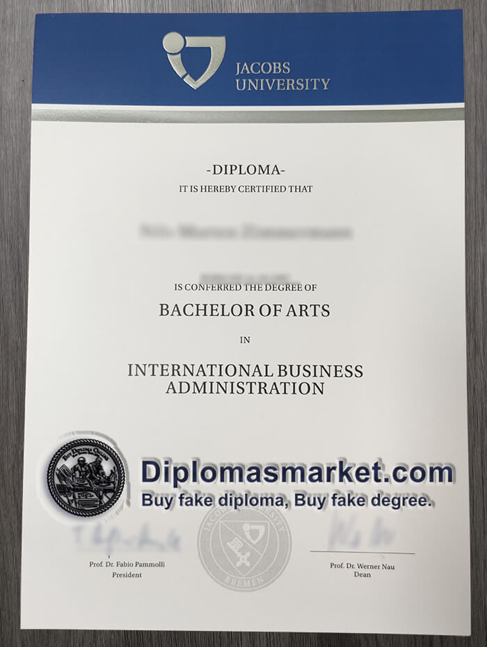 Buy Jacobs University diploma, buy fake degree online,