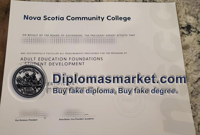 Buy Nova Scotia Community College diploma, buy NSCC fake degree.
