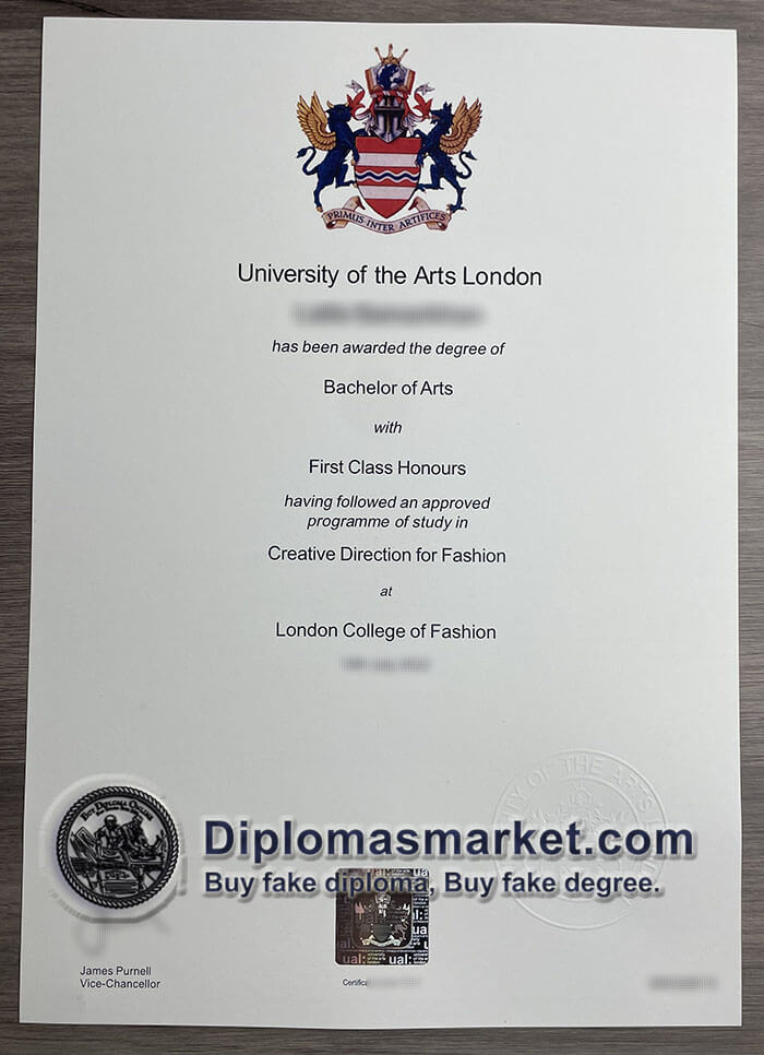 Buy University of the Arts London diploma, buy fake degree online.
