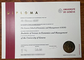 Can I order Université de Genève Fake Diploma?