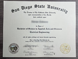 Where to Buy San Diego State University fake diploma?