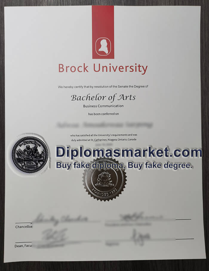 where to buy Brock University diploma? buy Brock University degree online.
