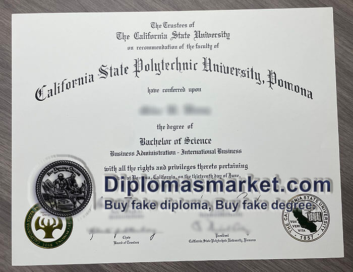Cal Poly Pomona diploma, buy fake degree online, buy Cal Poly Pomona fake certificate,