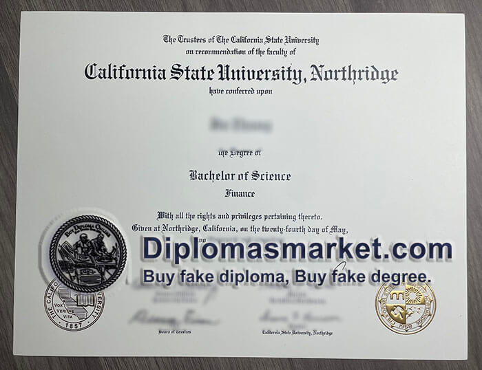 CSUN fake diploma, buy CSUN fake degree.