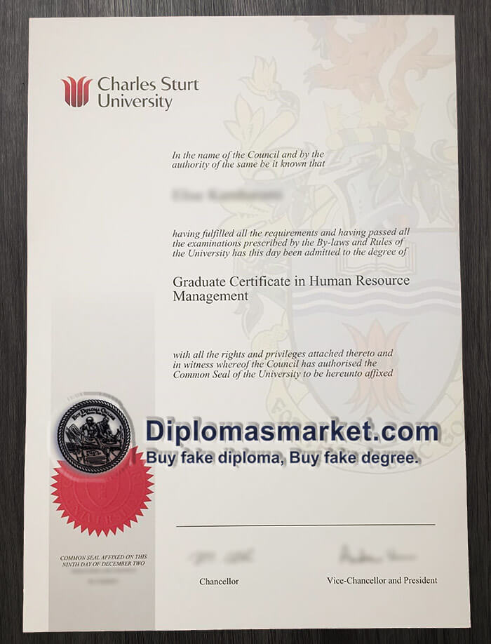 order Charles Sturt University diploma, buy fake degree online.