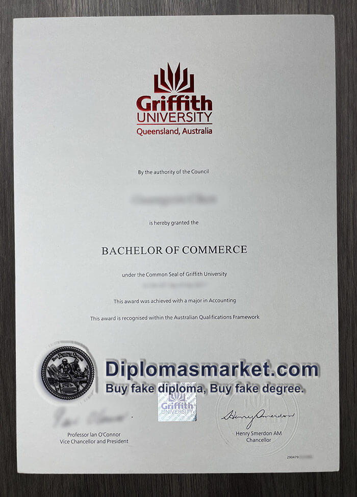 fake Griffith University diploma, buy Griffith University degree online.