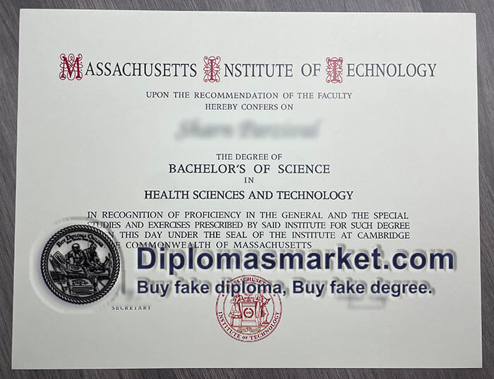 Where to order Massachusetts Institute of Technology Diploma?