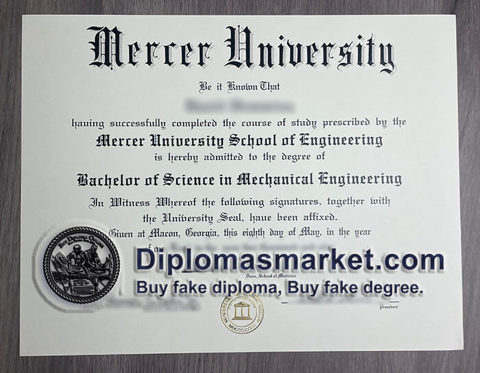 Order Mercer University diploma, buy Mercer University degree.