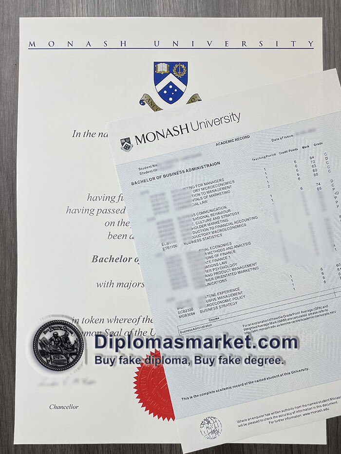 Buy Monash University diploma, buy Monash University degree.