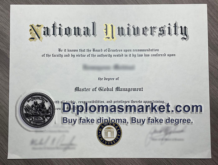 order National University diploma, buy fake diploma in USA.