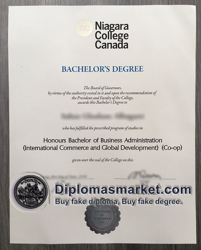 Buy Niagara College Canada diploma, buy NCC fake diploma.