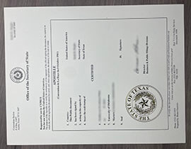 Where to Buy State of Texas Apostille Certificate?