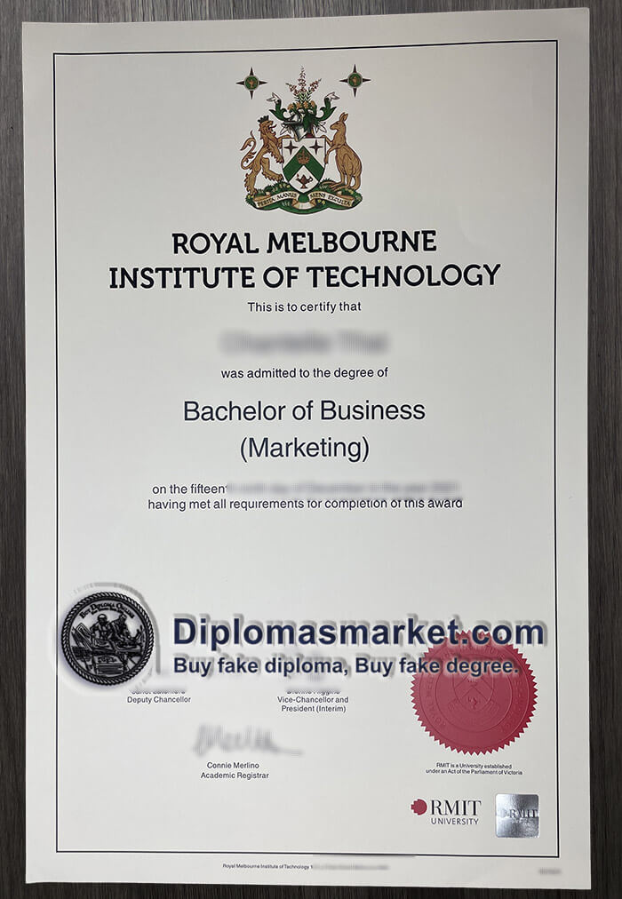 Where to order RMIT fake diploma? buy RMIT fake certificate online.