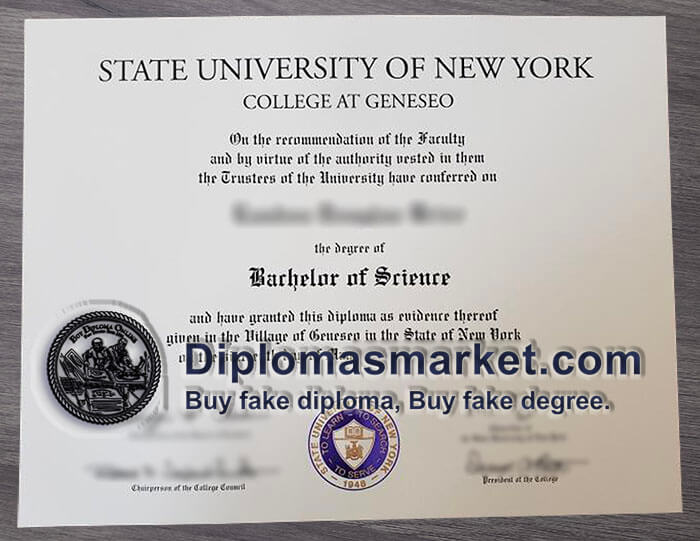 Buy SUNY Geneseo diploma, buy SUNY Geneseo degree.