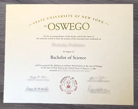How Much and How Long Can I Get a SUNY Oswego Fake Diploma?