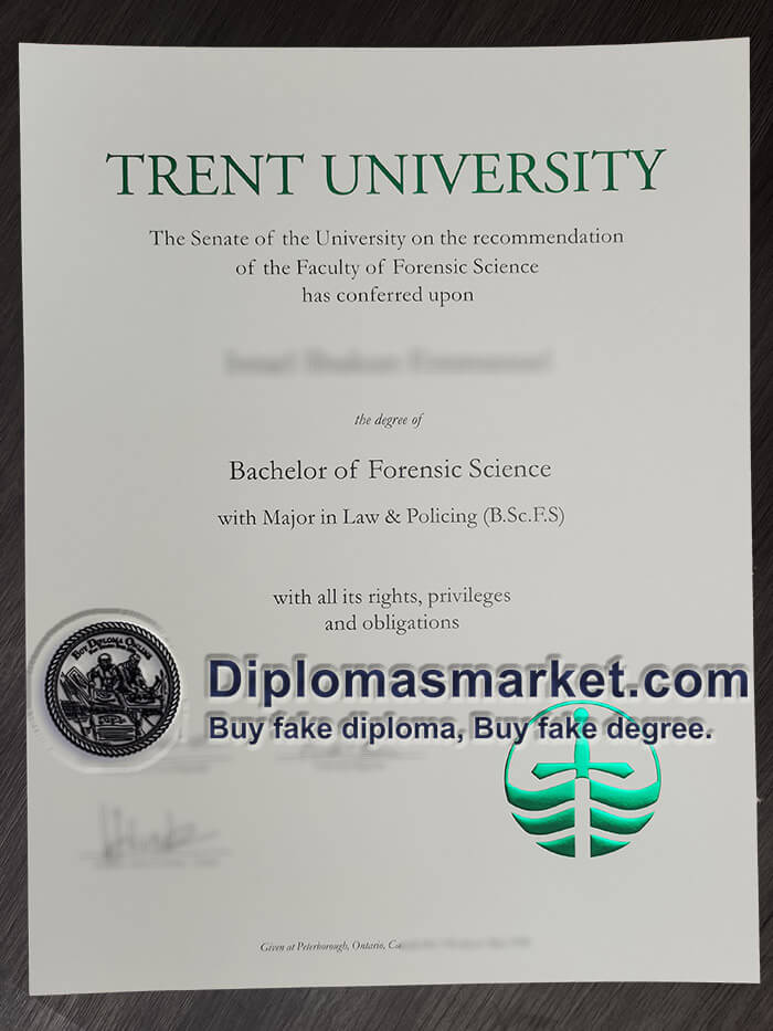 fake Trent University diploma, buy Trent University degree online.