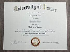Where to order University of Denver fake diploma?