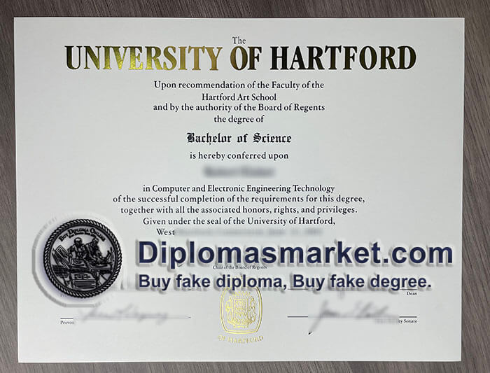 Where to buy University of Hartford fake diploma? buy University of Hartford degree.