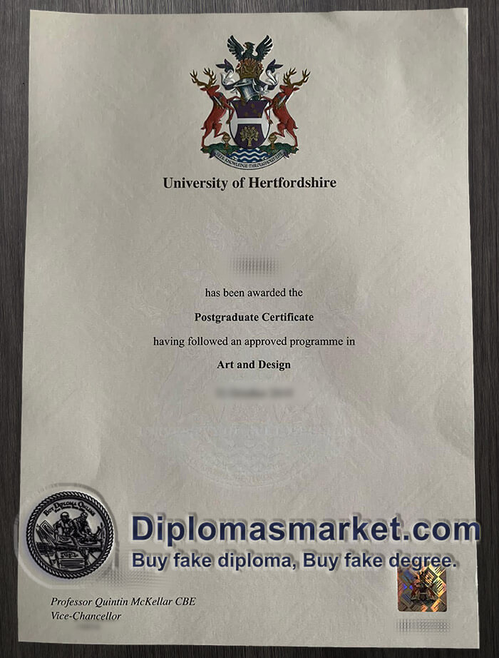 Buy the University of Hertfordshire diploma, buy University of Hertfordshire degree online.
