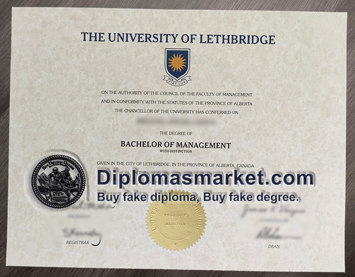 Buy University of Lethbridge diploma, fake University of Lethbridge diploma.
