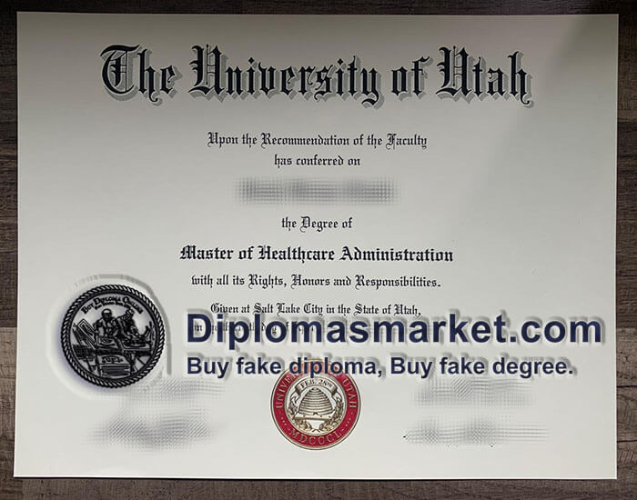 How can I order University of Utah fake diploma?
