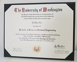 Realistic University of Washington Fake diploma
