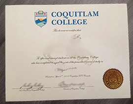 Purchase fake Coquitlam College diploma online.