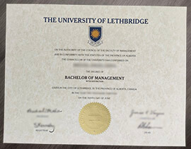 Where to Buy University of Lethbridge Fake Diploma?