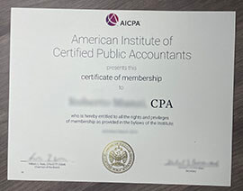 buy AICPA certificate, buy AICPA fake certificate online.