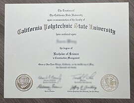 Where to get fake Cal Poly certificate online?