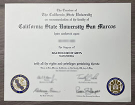 CSUSM diploma. Buy Cal State San Marcos Degree Online.