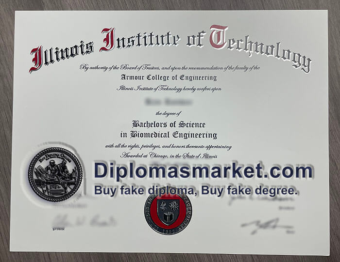 Illinois Tech diploma sample