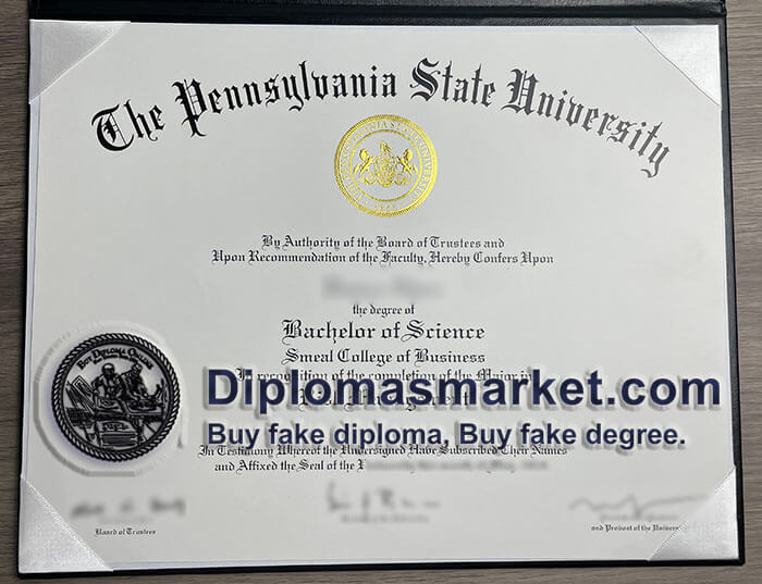 Buy Pennsylvania State University diploma, buy PSU fake degree.