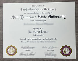 Realistic SFSU Diploma, Buy San Francisco State Degree.