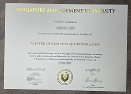 Singapore Management University Fake Diploma, SMU Degree.