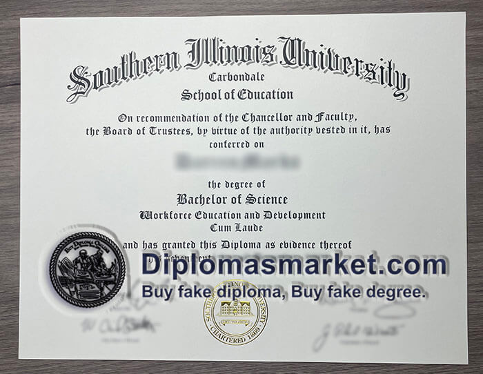 Buy Southern Illinois University degree, buy SIU fake diploma.
