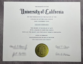 UC Berkeley diploma. Buy Bachelor degree online.