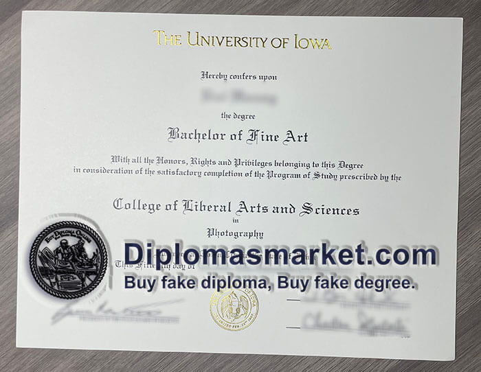 University of Iowa fake diploma
