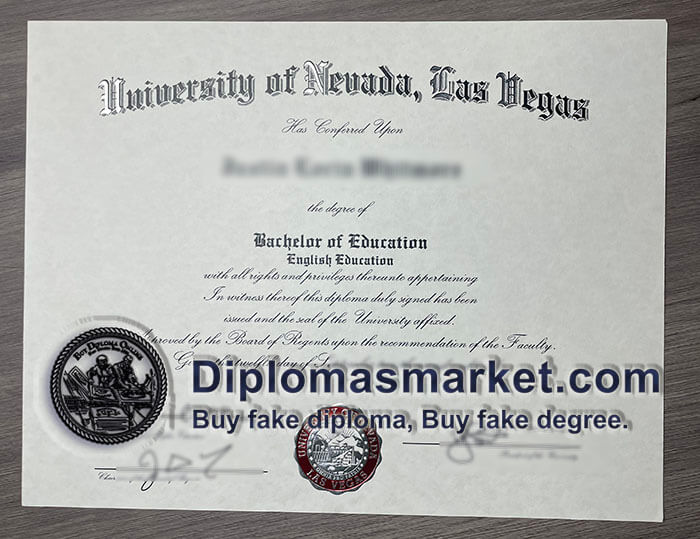 University of Nevada Las Vegas diploma, buy UNLV fake degree.