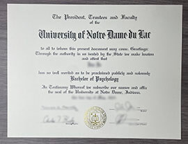 How to obtain University of Notre dame fake diploma?