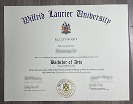 We offer high quality Wilfrid Laurier University diploma.