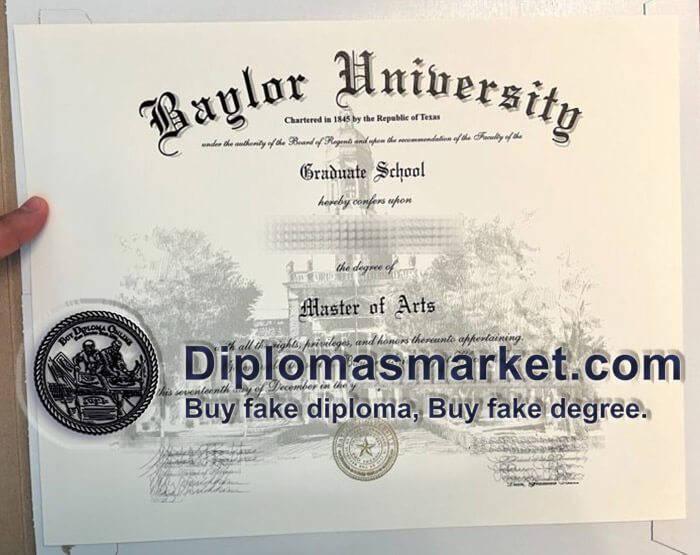 fake Baylor University diploma, buy master degree online. fake diploma sample.