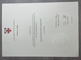 Order Birkbeck, University of London diploma.