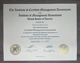 How to buy Certified Management Accountant(CMA) certificate?